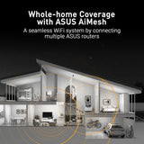ASUS Tuf Gaming Be6500 (Tuf-Be6500) Wireless Router, W129022440 ((Tuf-Be6500) Wireless Router 2.5 Gigabit Ethernet Dual-Band (2.4 Ghz / 5 Ghz) Black)