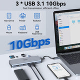 Selore USB C Docking Station Dual Monitor 13-in-1 Triple Monitor Hub