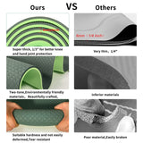 Yoga Mat 1/3 inch QMKGEC Exercise Mats 8mm TPE Non-Slip Extra Thick High-Density Eco Friendly for Yoga Workout Pilates Yoga Mats for Women Men QMKGEC