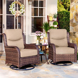 HILLGA 3-Piece Luxury Patio Furniture Set with 6" Thick Cushions