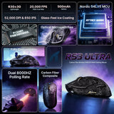 ATTACK SHARK RS3 ULTRA Carbon Fiber Wireless Gaming Mouse - Black