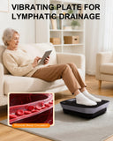 Vibrating Plate Machine,180 Speeds Shake Plate for Lymphatic Drainage Weight Loss, Vibration Fitness Platform 460LB