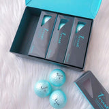 Trust Golf Ball, Aurora ICY Blue, Soft, Distance, Straight Flight | 3-Piece (ICY Blue, 48 Balls) Trust