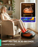 Snailax Shiatsu Foot Massager with Heat, FSA Eligible, Kneading, Compression, Vibration, Feet Massage Machine for Plantar Fasciitis, Neuropathy, Foot Warmer, Gifts for Women Men,Size 13