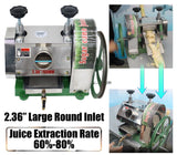 IntXanth Manual Sugar Cane Juicer Machine, Commercial Sugarcane Juicer, 110-330 lb/h Output Sugar Cane Press Juicer Machine, Sugar Cane Juicer Extractor Squeezer with Large Crank