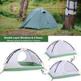 GEERTOP Lightweight 2 Person Backpacking Tent 4 Season Double Layer Waterproof Cold Weather Tent for Camping,Hunting, Hiking, Climbing, Outdoor Travel - Easy Set Up