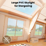 Inflatable Tents for Camping, Blow Up Tent with Stove Jack, Ytaoeo Hot Tent