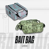 6th Sense Fishing Large Bait Bag – Durable Soft-Sided Storage for Soft Plastics (Gray)