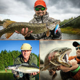 100 Pcs Fishing Lures Spinner Baits Metal Trout Lures Fishing Spinners and Spinnerbaits Fish Metal Spinner Baits Kit with 4 Pcs Tackle Box for Salmon Bass Walleye Crappie Tanlade