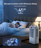 WICOLO Portable Air Conditioners, 3-IN-1 Swamp Cooler, Evaporative Air Cooler,Remote & Touch Control, 90°+90° Oscillation,LED Screen, Air Coolong Fan for Outdoor Indoor