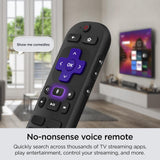 Smart TV – 32-Inch Select Series 720p HD RokuTV with Roku Voice Remote, Bright Picture Roku