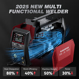ARCCAPTAIN MIG205MP MIG Welder with Plasma Cutter, 9 IN 1 Welding Machine