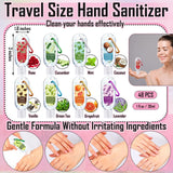 Sacubee 48 Pcs Mini Hand Sanitizers Bulk 1oz Travel Size Portable