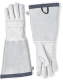 Garden Rose Glove, Long Protective Leather Gauntlet Gardening Gloves for Men & Women- Offwhite - 7