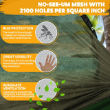 Chihee Ultra-Light Travel Camping Hammock Pop-up Net Hammock 660lbs Load Capacity,Breathable,Quick-Drying Parachute Nylon 2 Premium Carabiners,2 Tree Slings Included for Outdoor Backpacking Hiking