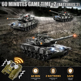 Supdex 1/24 RC Tank, Remote Control Chinese 99 Army Model Tank with Sound Effects, Lights and Smoke, 2.4G Military Model Toy for Kids, Perfect Birthday for Boys 6+ Years Old