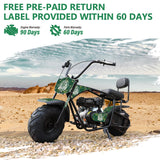 Oryxearth 99CC 4-Stroke Mini Bike, Gas Powered
