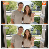 Fazoxo 2K FHD Wireless Camera for Home Security,Wi-Fi Video Doorbell Camera