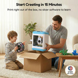 Mini 3D Printer for Kids & Beginners, Perfect STEM Gift Wi-Fi App Control, Smart Auto Leveling, Precise & High Speed Printing