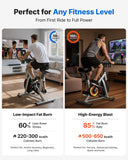 MERACH Exercise Bike, Magnetic Resistance Stationary Bike, App-Connected