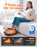 KINGJOY Foot Massager with Heat - Professional Shiatsu Deep Kneading for Neuropathy & Plantar Fasciitis Relief | 2026 Upgraded Model