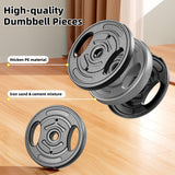 HUAYA Adjustable Dumbbell Set, 10-90lbs Free Weights with Connector – 4 in 1 Dumbbells, Barbell, Kettlebell & Push Up Stand, Adjustable Weights Set (Orange 45lbs (22.5lbs*2))