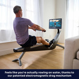 Hydrow Pro Rowing Machine with Immersive 22" HD Rotating Screen - Stows Upright | Live and On-Demand at-Home Workouts, Membership Required Hydrow
