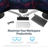 StarTech.com USB-C Triple Monitor Docking Station for MacBook Pro / Air M1 M2 M3 M4 & Windows