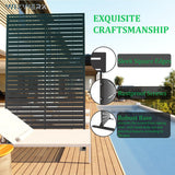 6FT Outdoor Metal Privacy Screen – Decorative Privacy Fence and Room/Garden Divider