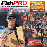 [FishPRO® 2026 Upgrade] NO.1 HD 1080P Underwater Fishing Camera 7''IPS w/DVR-32GB,Ice Fishing Camera w/10,000mAh(Ease to Use), Fish Finder Camera for Ice Lake Boat Fishing w/USB-C, LED+IR, 83ft