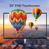 NEWORK 32 Inch Smart Portable TV on Wheels, Android 14 EDLA Certified