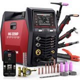 ARCCAPTAIN MIG205MP MIG Welder with Plasma Cutter, 9 IN 1 Welding Machine