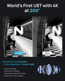 AWOL Aetherion Pro 4K 3D Ultra Short Throw Projector & 120" Matte White Projector Screen Bundle(Aetherion Pro&MW-120)