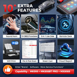 Autel Scanner MaxiCOM MK900: 3000+ Active Tests 40+ Service as MK900-BT