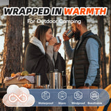 MEREZA Sleeping Bags XL for Adults Mens Large Wide Sleeping Bag for Camping & Backpacking Big and Tall Sleeping Bags for Women 4 Season Warm & Cool Weather with Compression Sack 20-32°F