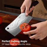 PAUDIN Cleaver Knife, Ultra Sharp Meat Cleaver 7 Inch, High Carbon Stainless Steel Butcher Knife with Wooden Handle, Chinese Cleaver for Meat Cutting Vegetable Slicing