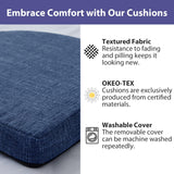 IPYNBAP Chair Cushions for Dining Chairs with Ties and Removable Cover, Dining Kitchen Chair Pads with Non-Slip Bottom