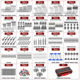MadBite by KastKing 400-Pieces Freshwater Terminal Tackle Kit, Endorsed by Fishing Expert, Build 19+ Rigs, Fishing Hooks Accessory Kit, Fishing Gear, Weights&Sinkers, Jig Hooks, Floats and Bobber