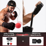4FT Hanging Punching Bag for Adults, Super PU Leather Boxing Training Equipment Heavy Bag with 12OZ MMA Gloves, Unfilled Kicking Bag Boxing Set for Training Karate Kickboxing Muay Thai YORWHIN