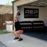 REP Fitness Kettlebell, 22 kg, Adjustable Weight, Cast Iron, Strength Exercise Training, Home Gym, Power Workout Equipment, Free Weights, Dumbbell Alternative