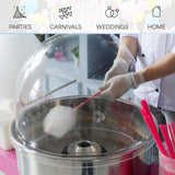 Pink 1030W Electric Cotton Candy Machine, Commercial Candy Floss Maker, 20 inch Stainless Steel Bowl with Sugar Scoop, Easy Home Use, CANDY-V001 VIVO