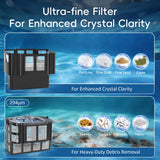 (2026 New) 240-Min Cordless Robotic Pool Cleaner, Wall-Climbing, 2 Brushes&Motors, Enhanced Waterline Care, Smart Wavepath Navigation, Pool Robot for Inground Pools up to 3,230 Sq.ft