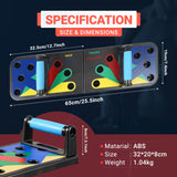 Push up Board for Men & Women | Multi-Function Foldable Pushup Board | Muscle max Push Up Board for Floor Home Workout Equipment | Fitness & Strength Training Equipment PRAYEM FLEX