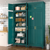 Polup 90" Pantry Cabinet, Tall Metal Storage Cabinet with Doors and Shelves