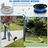 AC14RL3A Spool for Ryobi Weed Wacker String Replacement, 11ft 0.065" Line Spool for Ryobi String Trimmer Refill, Replacement Spool for Ryobi One+ AC14RL3A 18v 24v and 40v Cordless Trimmers(16+4)