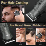 Ufree Beard Trimmer for Men with Hair Clipper, Professional Hair Clippers for Men and Hair Trimmers, Cordless Electric Razor Mens Grooming Kit for Nose, Face, Ear, Body, Gifts for Men Husband Father
