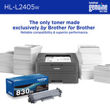 Brother HL-L2405W Wireless Compact Monochrome Laser Printer Brother