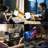 NIMO 17.3" Gaming Laptop, AMD Ryzen 9 8945HS (8C/16T, Up to 5.2GHz), 64GB DDR5 RAM 1TB SSD, Radeon 780M Graphics, 100W PD Fast Charge, Fingerprint, AI-Powered Business & Gaming PC, Win 11