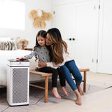 Medify MA-40 UV Light Air Purifier with True HEPA H14 Filter | 1,793 ft² Coverage in 1hr for Wildfires Smoke, Odors, Pollen, Pets | Quiet 99.9% Removal to 0.1 Microns | White, 2-Pack