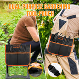 Garden Kneeler and Seat, Wider and Thicker Kneeling Pad Heavy Duty Gardening Stool with Gardening Tool Pouch and Bag